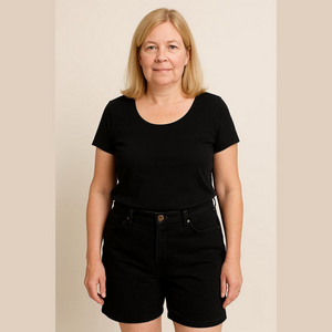 Emperial Premium Black Denim Jean Shorts With Pockets Size 2XL Plus Size Women’s